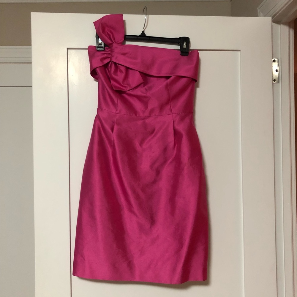 Kate Spade Bright Pink Strapless Dress (Size 2)